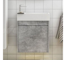 Тумба под раковину без столешницы Art&Max Family R, 40, подвесная, Cemento Veneto