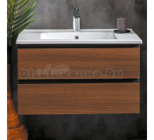 Тумба под раковину без столешницы Armadi Art Capolda 85 dark wood