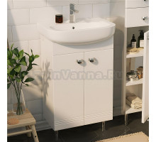 Тумба под раковину без столешницы 1MarKa Story 45Н белый глянец