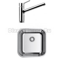 Комплект Мойка Omoikiri Omi 44-U/IF-IN Quadro нержавеющая сталь + Смеситель Hansgrohe Talis S 32851000