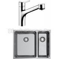 Комплект Мойка Omoikiri TADZAVA 58-2-U/IF L + Смеситель Hansgrohe Talis S 32841000