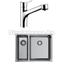 Комплект Мойка Omoikiri TADZAVA 58-2-U/IF R + Смеситель Hansgrohe Talis S 32841000