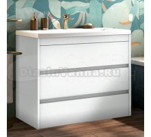 Тумба под раковину без столешницы Art&Max Family 100, напольная, Bianco Lucido