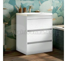 Тумба под раковину без столешницы Art&Max Family 60, напольная, Bianco Lucido