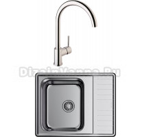Комплект Мойка Omoikiri Sagami 63 + Смеситель VitrA Minimax S A42091EXP