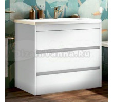 Тумба под раковину без столешницы Art&Max Family 90, напольная, Bianco Lucido