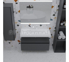 Тумба Armadi Art Flat Valessi Uno-S 100 антрацит матовый
