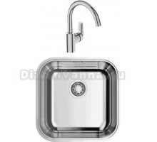 Комплект Мойка Omoikiri Omi 44-U/IF-IN Quadro нержавеющая сталь + Смеситель Ideal Standard Ceraflex B1727AA