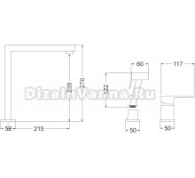 Смеситель для кухни Oulin OL-CS9622K