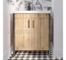 Тумба под раковину без столешницы 1MarKa Grunge Loft 70Н дуб вотан