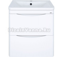 Тумба под раковину без столешницы Misty Атлантик 60 подвесная, белая
