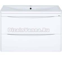 Тумба под раковину без столешницы Misty Атлантик 100 подвесная, белая