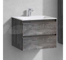 Тумба под раковину без столешницы Vincea Luka 60 подвесная, 2 ящика, камень