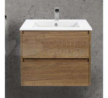 Тумба под раковину без столешницы Vincea Gio 60 подвесная, дуб табак
