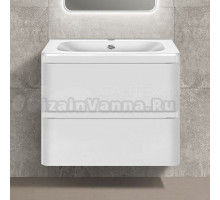 Тумба под раковину без столешницы Vincea Vico 60 подвесная, белая глянцевая