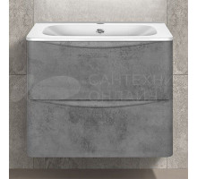 Тумба под раковину без столешницы Vincea Paola 60, подвесная, бетон