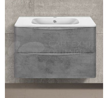 Тумба под раковину без столешницы Vincea Paola 80, подвесная, бетон