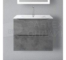 Тумба под раковину без столешницы Vincea Mia 60, подвесная, бетон