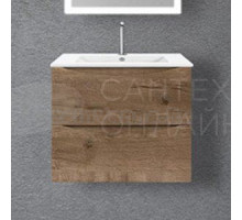 Тумба под раковину без столешницы Vincea Mia 60, подвесная, дуб винтаж