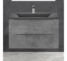 Тумба под раковину без столешницы Vincea Mia 80, подвесная, бетон