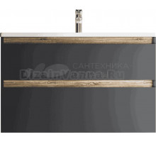 Тумба под раковину без столешницы AM.PM X-Joy 100, подвесная, черная матовая