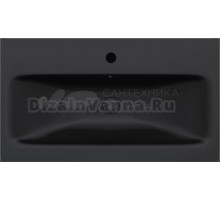 Мебельная раковина AM.PM Gem 75, черная матовая