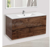 Тумба под раковину без столешницы Vincea Mia 100, подвесная, темный дуб
