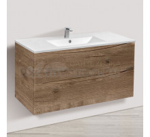 Тумба под раковину без столешницы Vincea Mia 100, подвесная, дуб винтаж