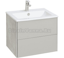 Тумба под раковину без столешницы AQUATON Сохо 60 cлэйт, галька серая