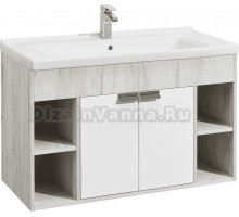 Тумба под раковину без столешницы AQUATON Флай 100 дуб крафт