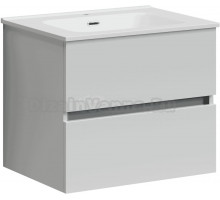 Тумба под раковину без столешницы Sancos Urban 59 см белый глянец