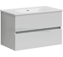 Тумба под раковину без столешницы Sancos Urban 79 см белый глянец