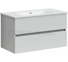 Тумба под раковину без столешницы Sancos Urban 89 см белый глянец