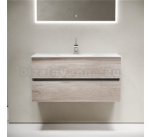 Тумба под раковину без столешницы Sancos Urban 99 см дуб галифакс натуральный