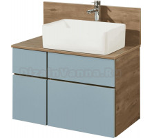 Тумба под раковину без столешницы AQUATON Мишель 80 дуб рустикальный