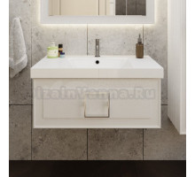Тумба под раковину без столешницы La Fenice Cubo 80 белая