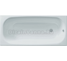 Акриловая ванна DIWO Анапа без опоры 150x70 см, пристенная, белая