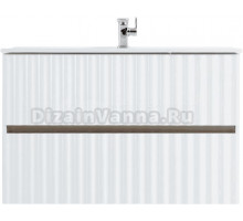 Тумба под раковину без столешницы Art&Max Elegant 90 белая глянцевая