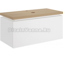 Тумба под раковину со столешницей STWORKI Рандерс 100, дерево, подвесная, с подсветкой