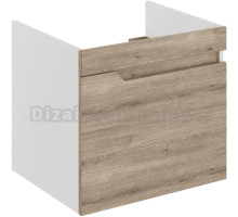 Тумба под раковину без столешницы DIWO Воронеж 50 подвесная, ореховый дубослив