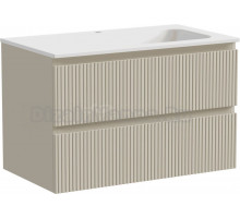 Тумба под раковину без столешницы Sancos Snob T 80, beige soft