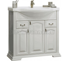 Тумба под раковину без столешницы Opadiris Риспекто 85 слоновая кость, под раковину Сенеж