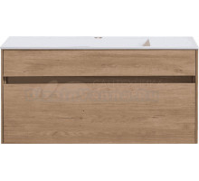 Тумба под раковину без столешницы Vincea Chiara 100, подвесная, натуральный дуб