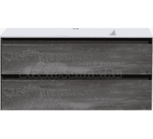 Тумба под раковину без столешницы Vincea Luka 100, подвесная, 2 ящика, камень