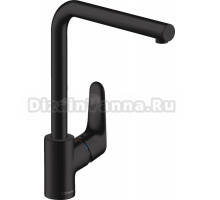 Комплект Смеситель для кухни Hansgrohe Focus 31817670 + Фартук для кухни Hansgrohe черный