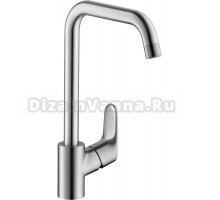 Комплект Смеситель для кухни Hansgrohe Focus 31820800 + Фартук для кухни Hansgrohe черный