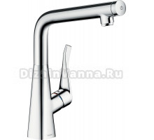 Комплект Смеситель Hansgrohe Metris Select 14883000 + Фартук черный