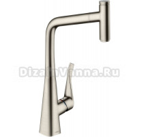 Комплект Смеситель Hansgrohe Metris Select 14884800 + Фартук черный