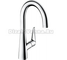 Комплект Смеситель Hansgrohe Talis M51 72814000 хром + Фартук черный