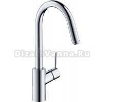 Комплект Смеситель Hansgrohe Talis M52 73864000 хром + Фартук черный